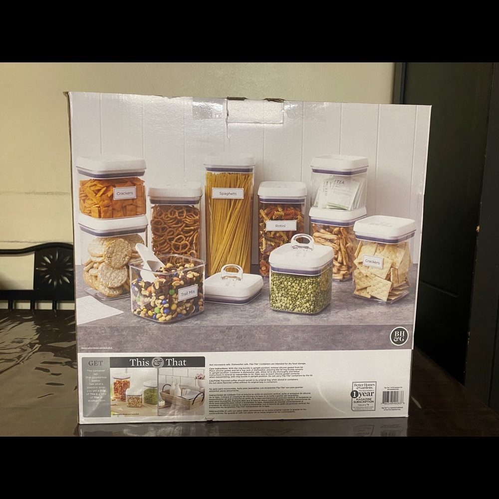 Better Homes & Gardens Flip-Tite 10-Canister Set - Picture 4 of 12
